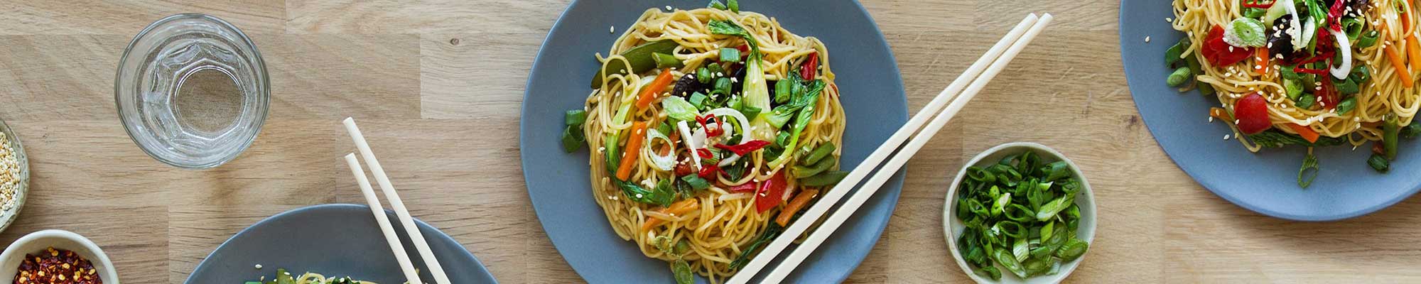 Asiatische Teriyaki-Nudeln