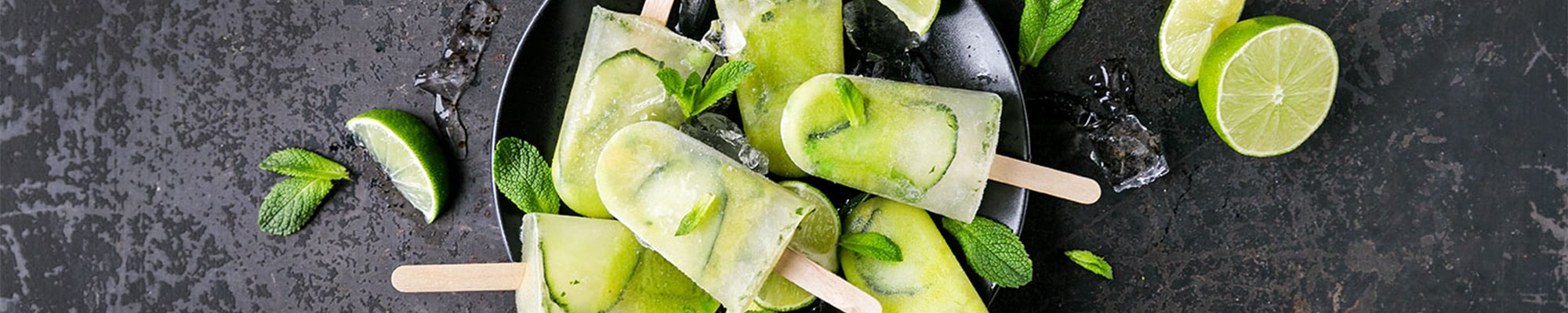 Erbsen-Limettenglace